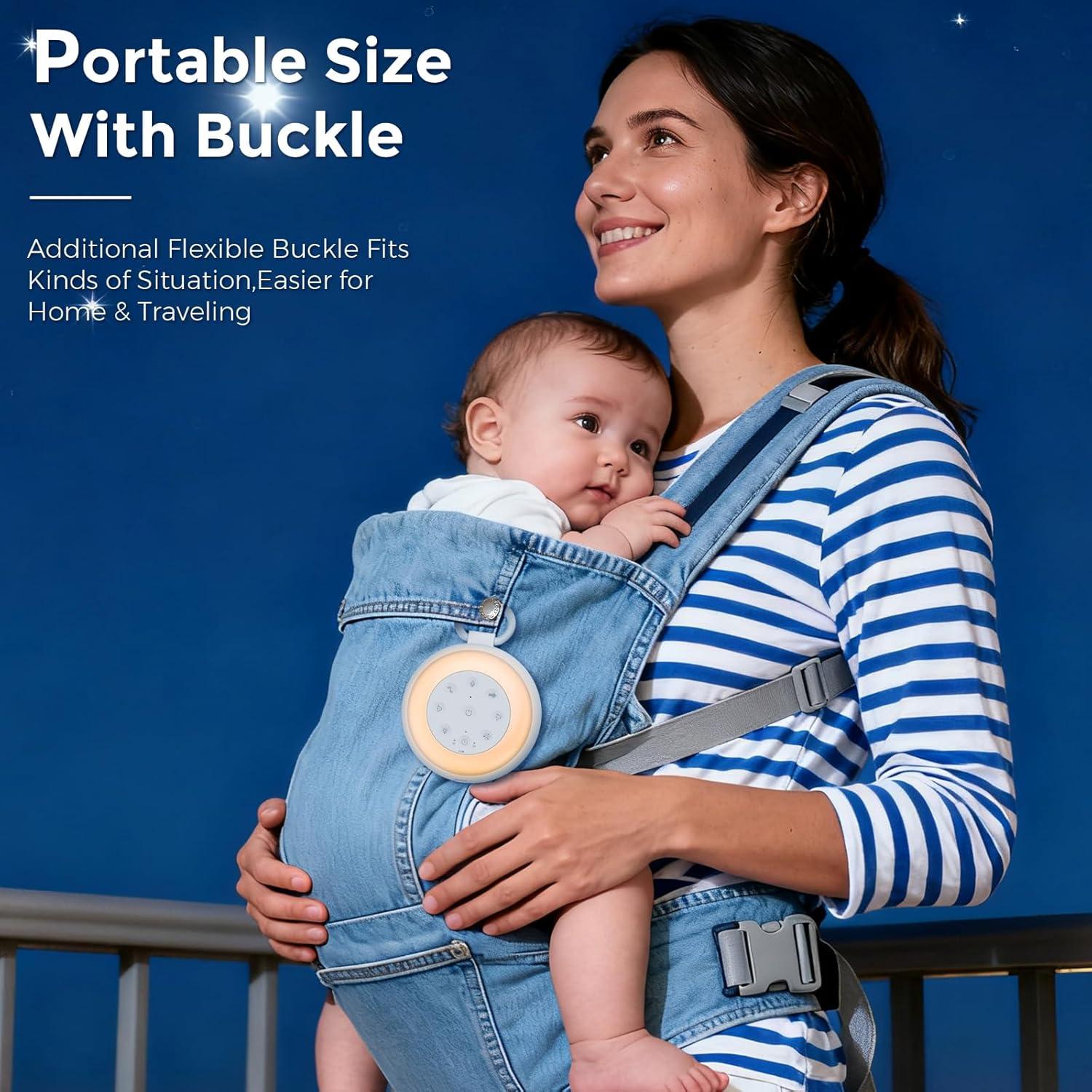 Máquina de Sonido Blanco Sizi SA-18 con 24 Sonidos y Luz Nocturna