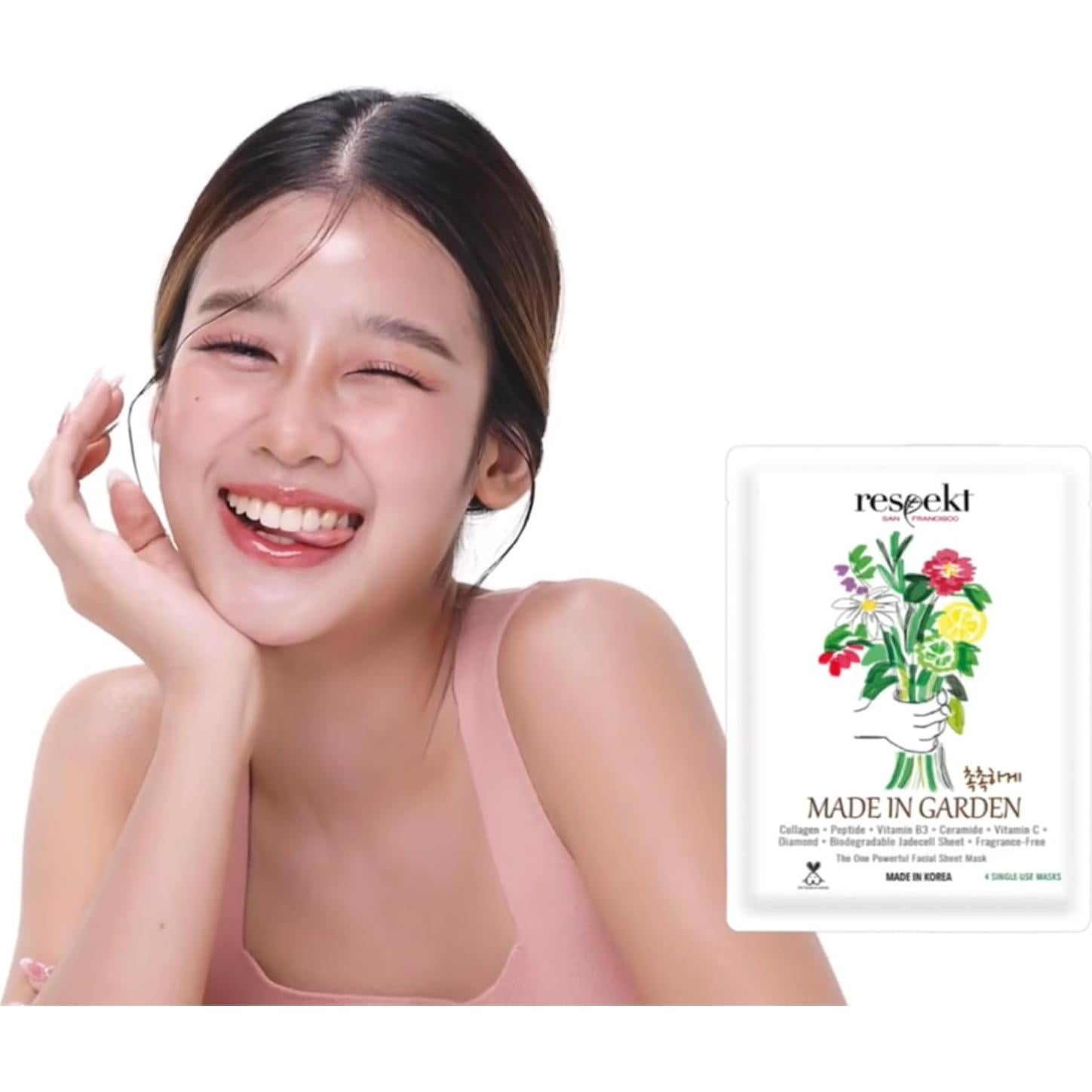 Máscara Facial Respekt Antienvejecimiento 4 Unidades