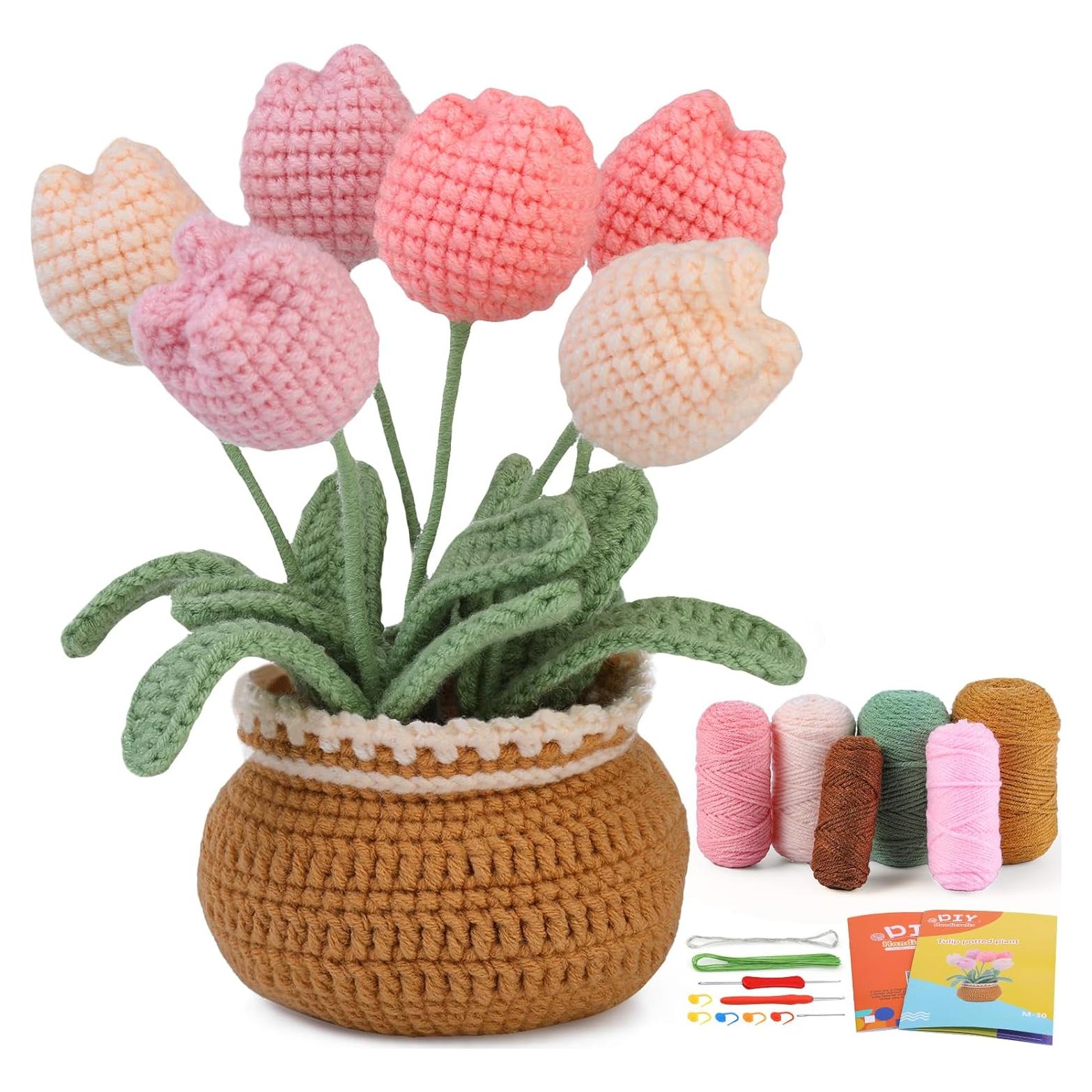 Kit de Crochet kgxulr NE001 para Principiantes con Tutoriales