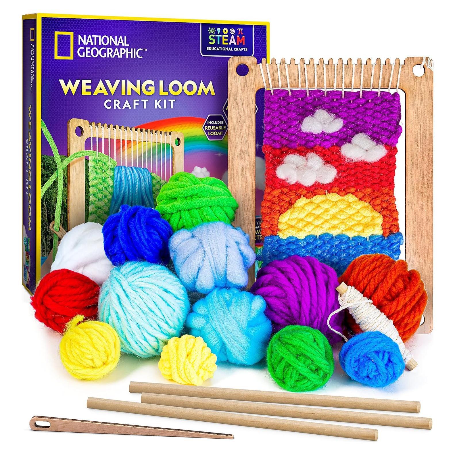 Kit de Tejido National Geographic Kids - Telar y Hilo