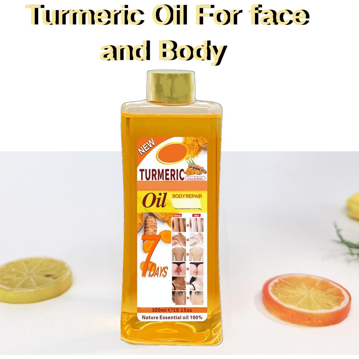 Aceite Corporal de Cúrcuma Soft 7 - Hidratante y Suavizante