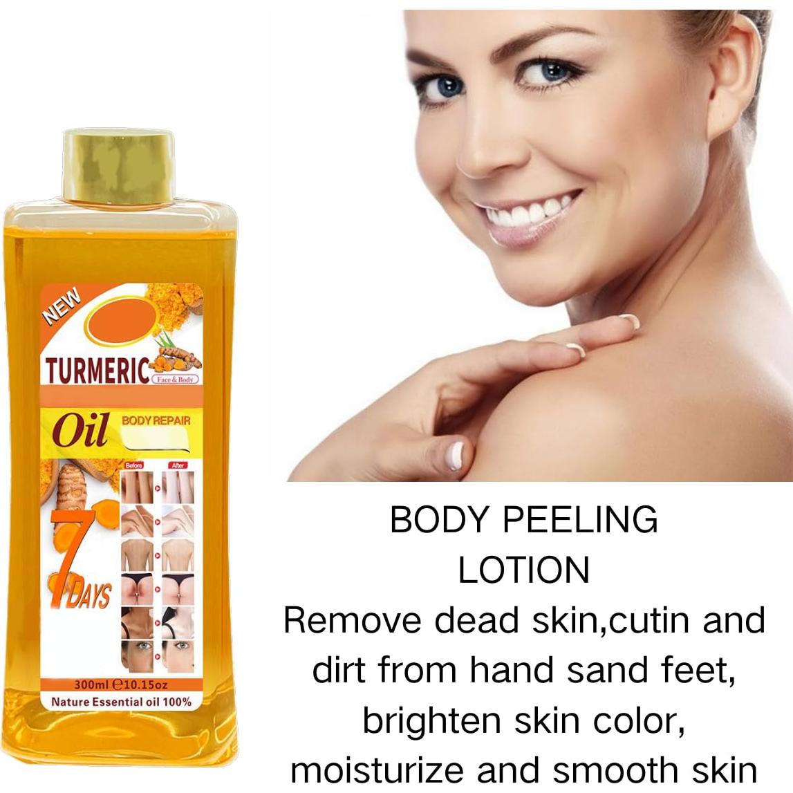 Aceite Corporal de Cúrcuma Soft 7 - Hidratante y Suavizante