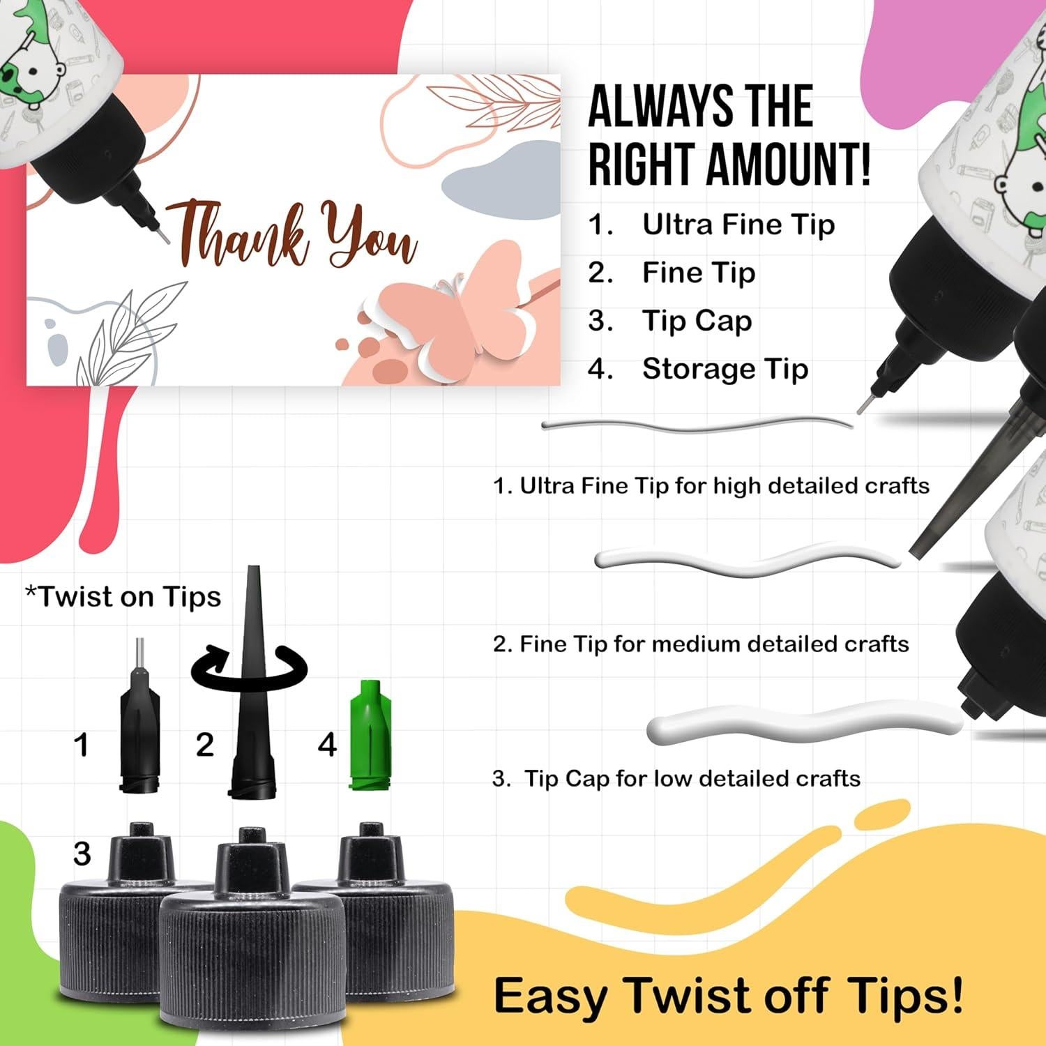 Pegamento de Precisión Bearly Art 118 ml - Secado Transparente