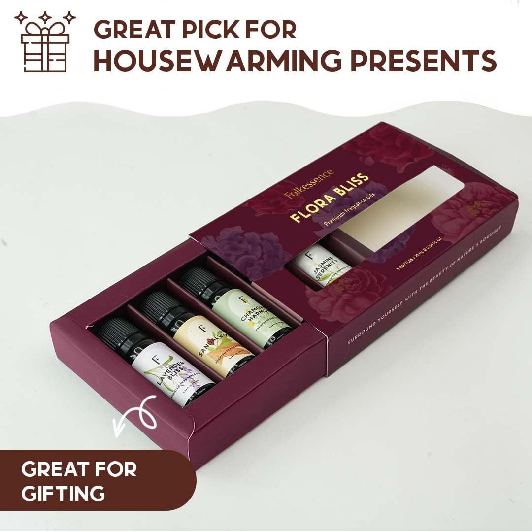 Set de Aceites Esenciales Flora Bliss Folkulture 5x10ml Aromaterapia