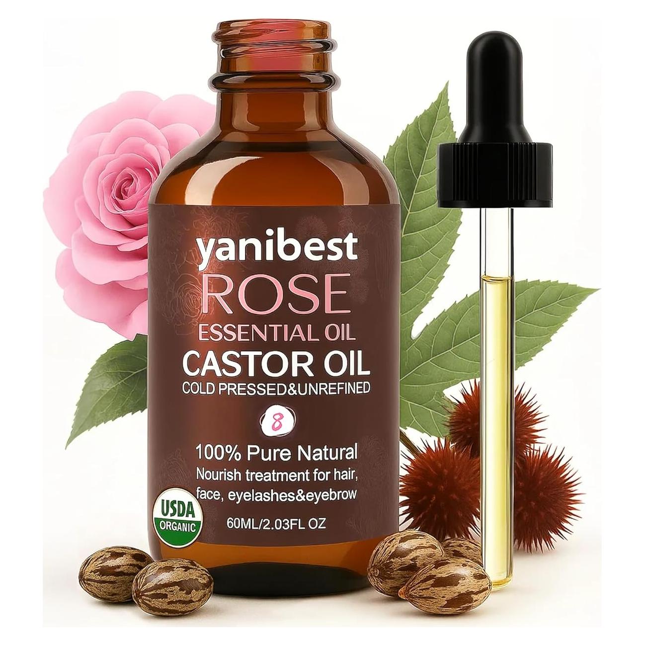 Aceite Esencial de Rosa YANIBEST 100% Natural 132g