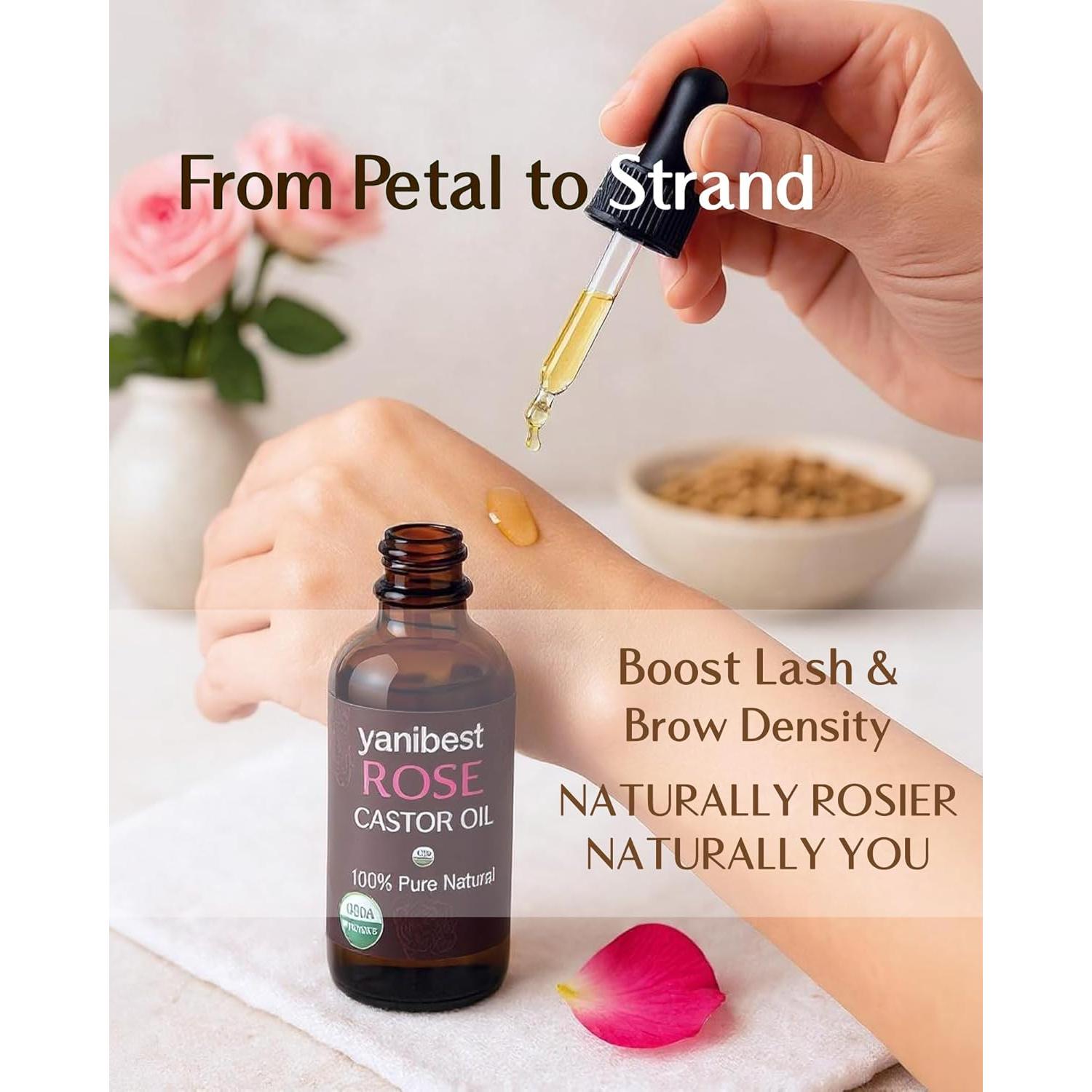 Aceite Esencial de Rosa YANIBEST 100% Natural 132g