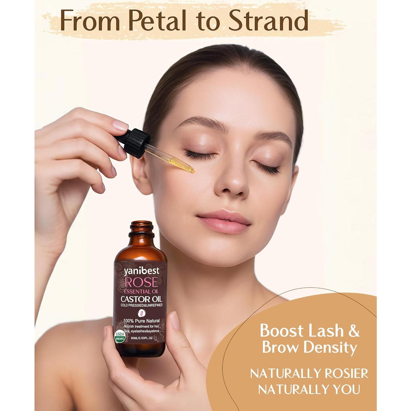 Aceite Esencial de Rosa YANIBEST 100% Natural 132g