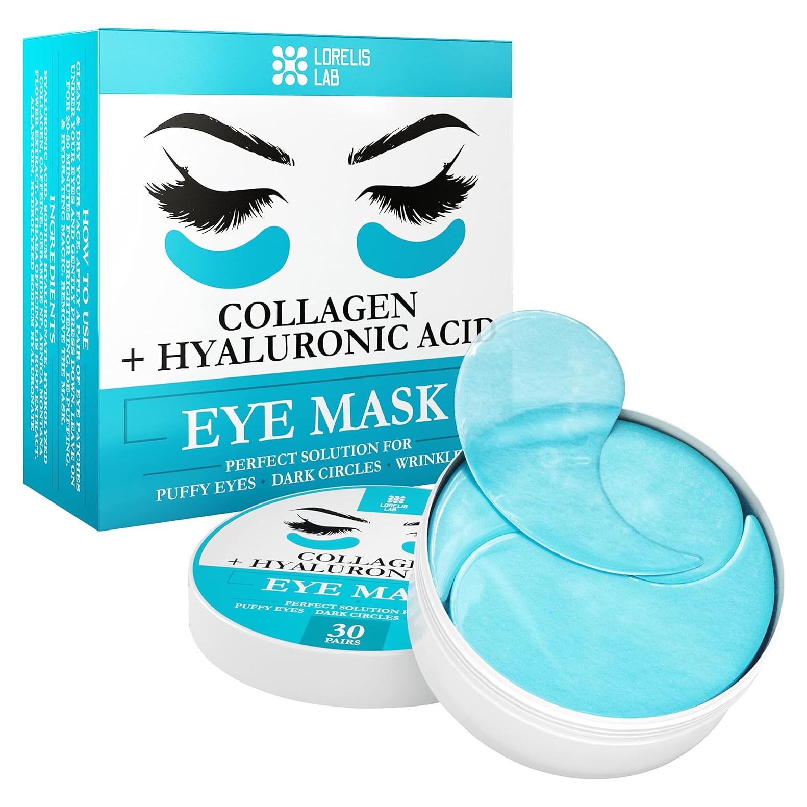 Parche para Ojos Lorelis Lab 30 Pares Hidratantes