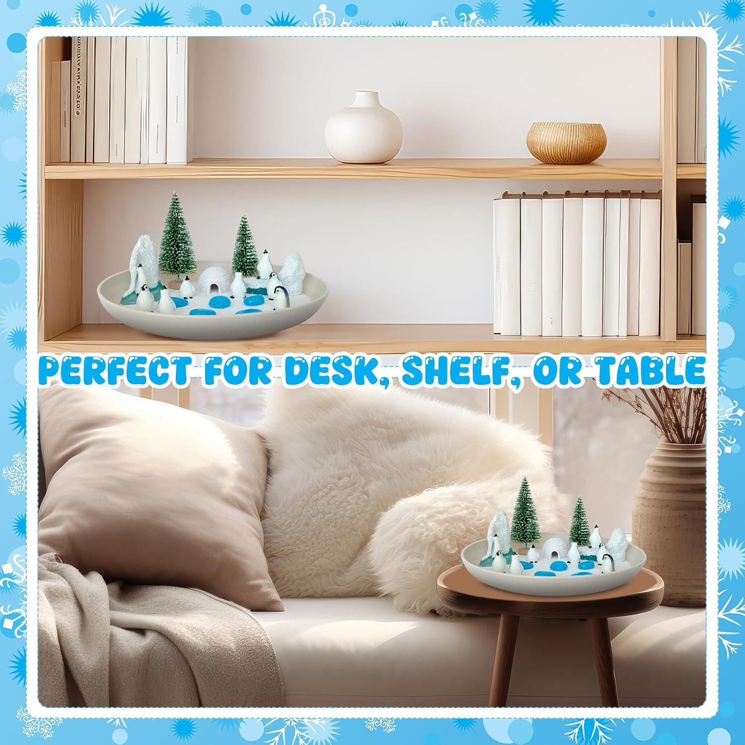 Kit Jardín Zen Mini Pingüino Yoloodayy - 44 Piezas Decorativas