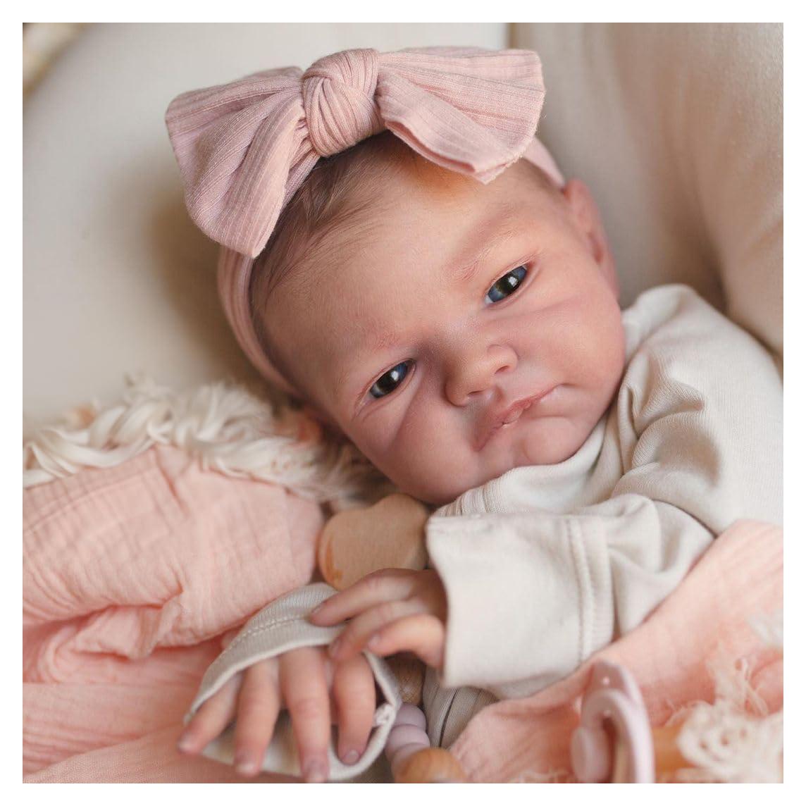 Muñeca Reborn Realista WOOROY 50.8 cm con Accesorios