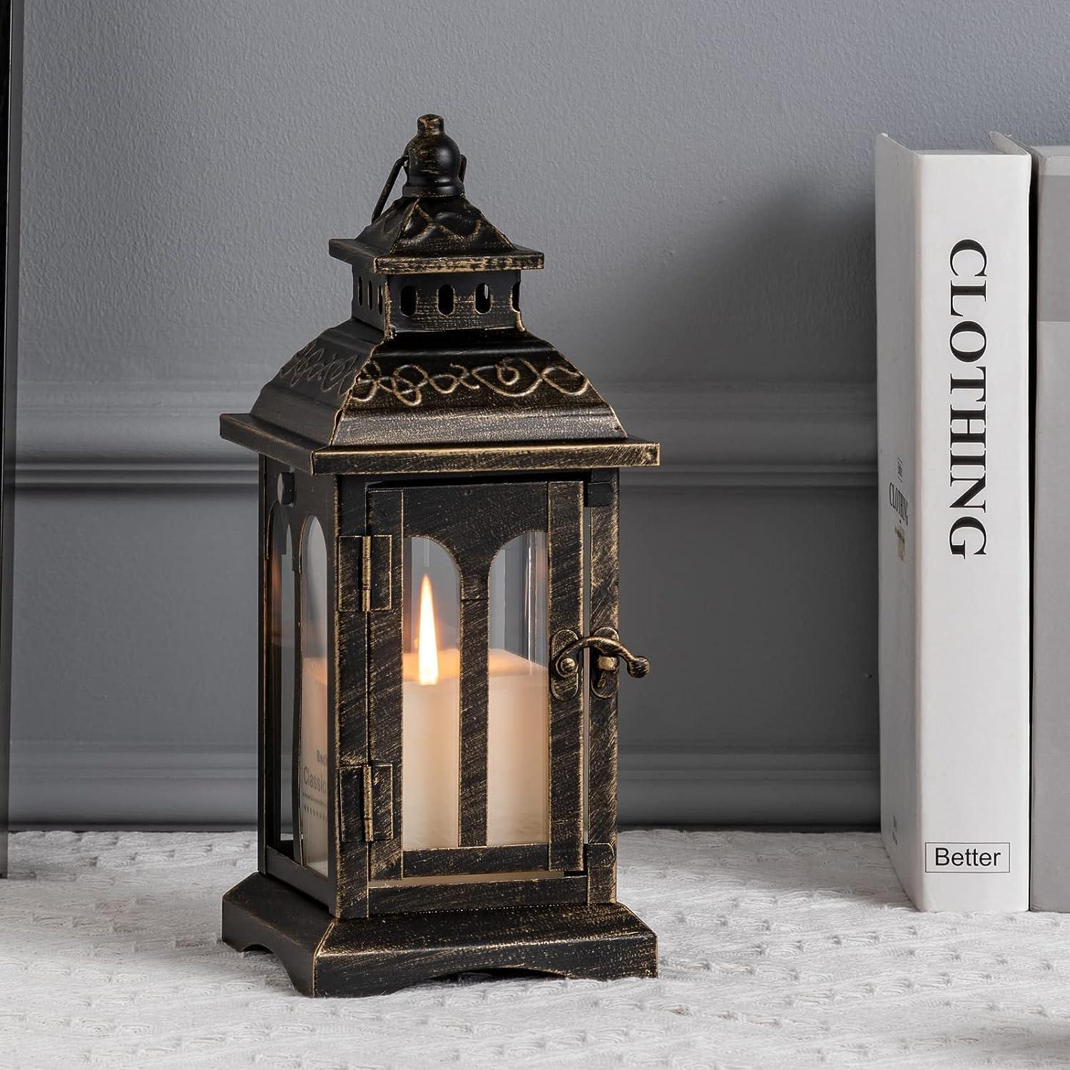 Lámpara de Vela DECORKEY Vintage para Interior y Exterior