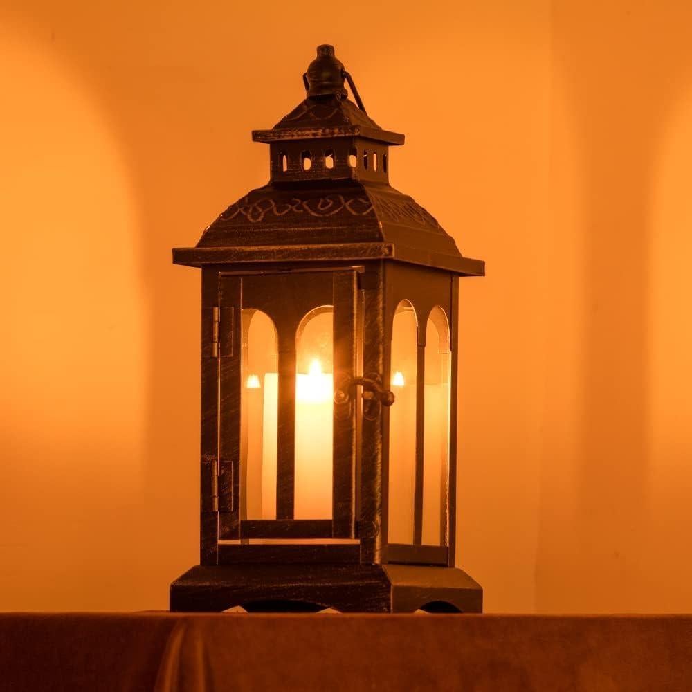 Lámpara de Vela DECORKEY Vintage para Interior y Exterior