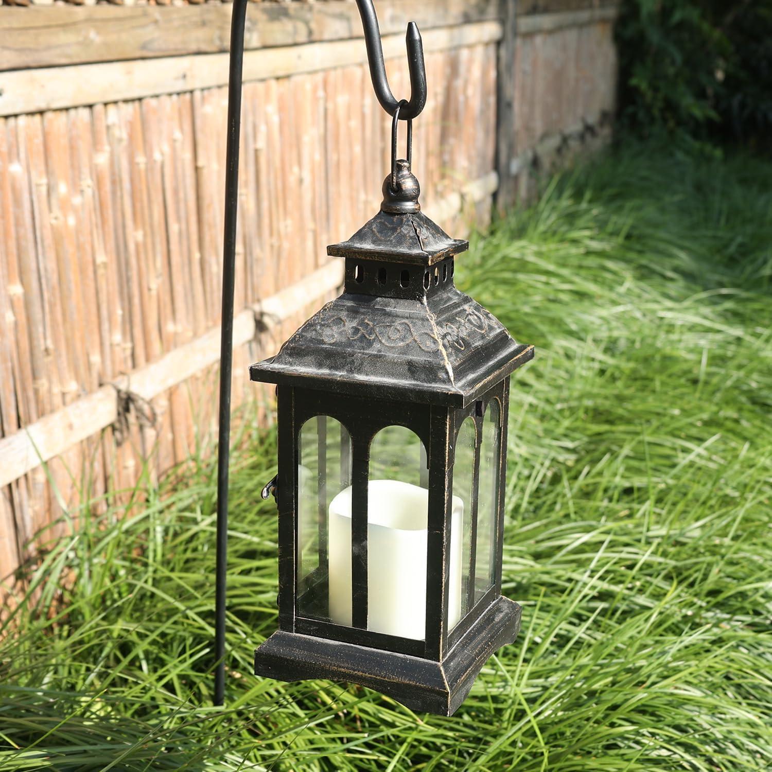 Lámpara de Vela DECORKEY Vintage para Interior y Exterior