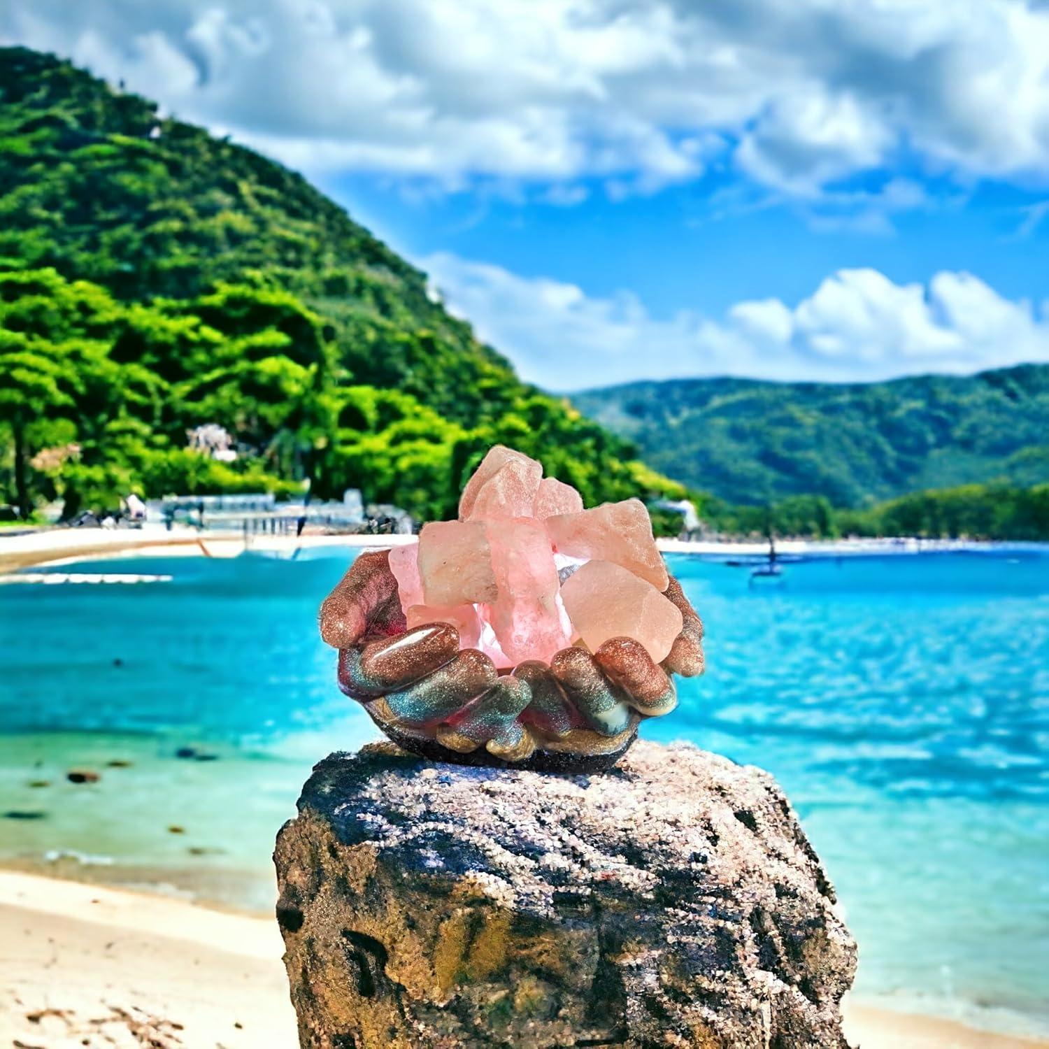 Difusor de aceite esencial Atlantis Designs Art - Cristal rosa