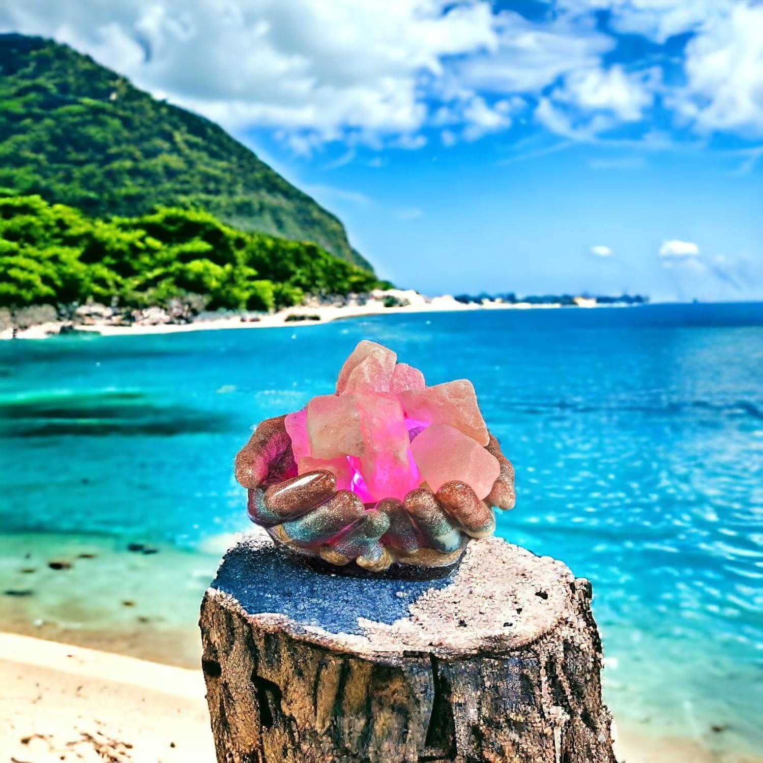 Difusor de aceite esencial Atlantis Designs Art - Cristal rosa