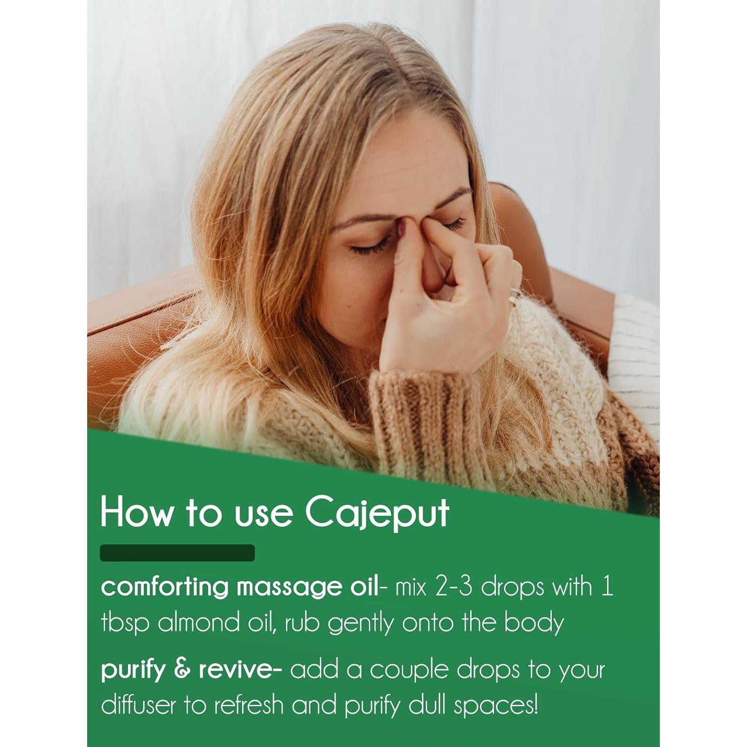 Aceite Esencial Puro GreenHealth Cajeput 30 ml - Aromaterapia