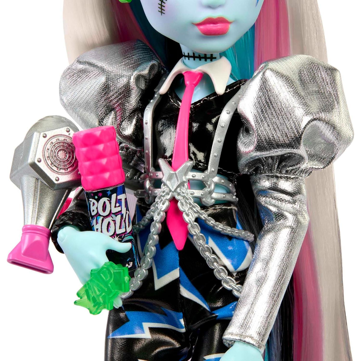 Muñeca Monster High Mattel Frankie Stein Rockstar con Accesorios