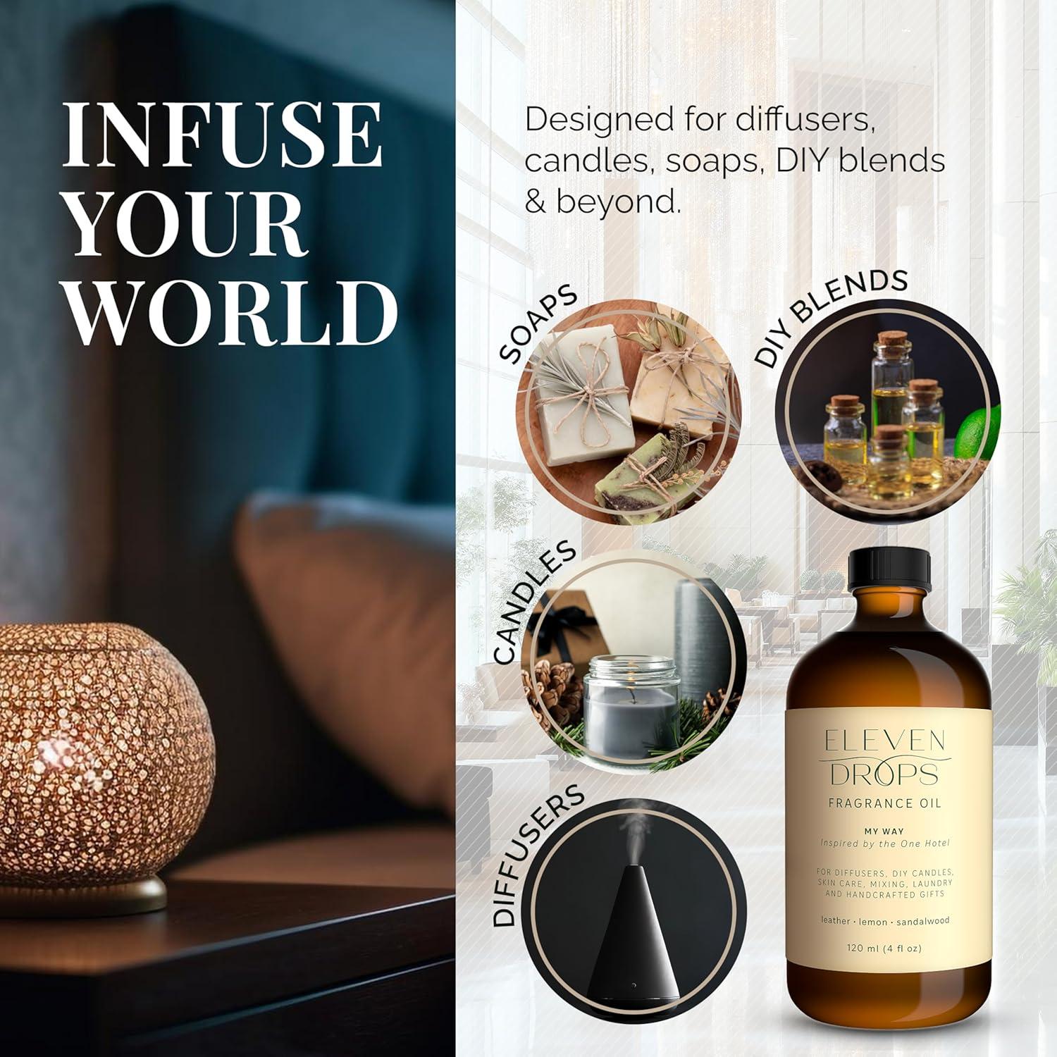 Aceite Difusor My Way Once Gotas 473ml - Fragancia Premium