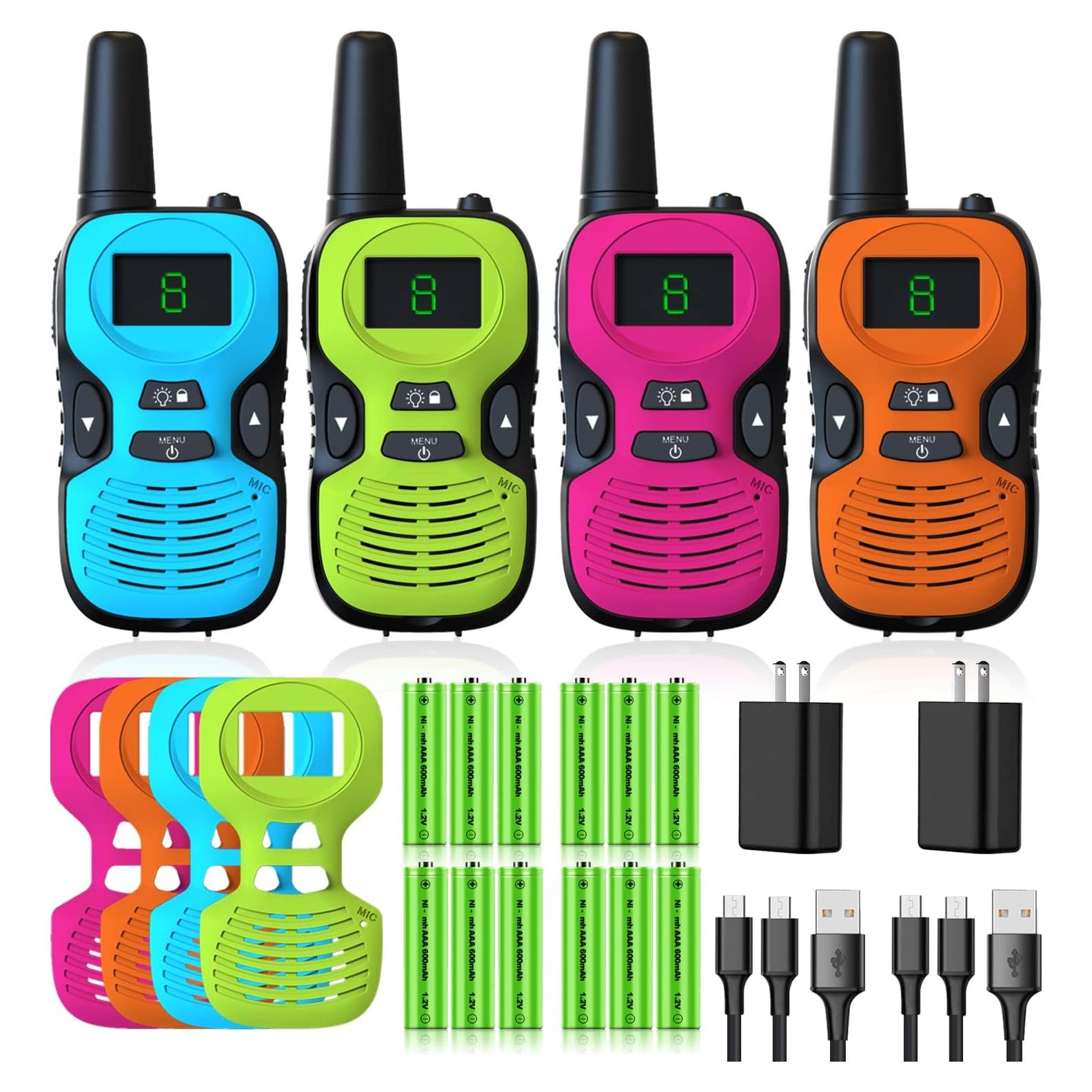 Walkie Talkies para Niños Freetalker RD-866 Recargables