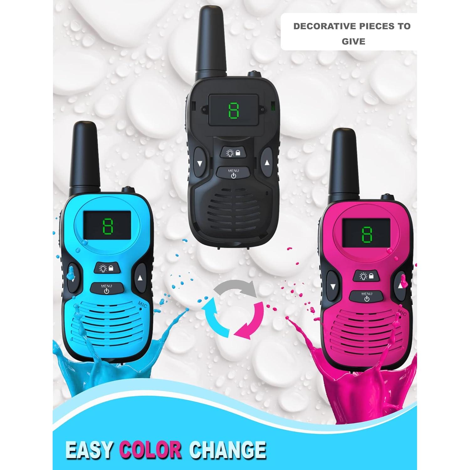 Walkie Talkies para Niños Freetalker RD-866 Recargables