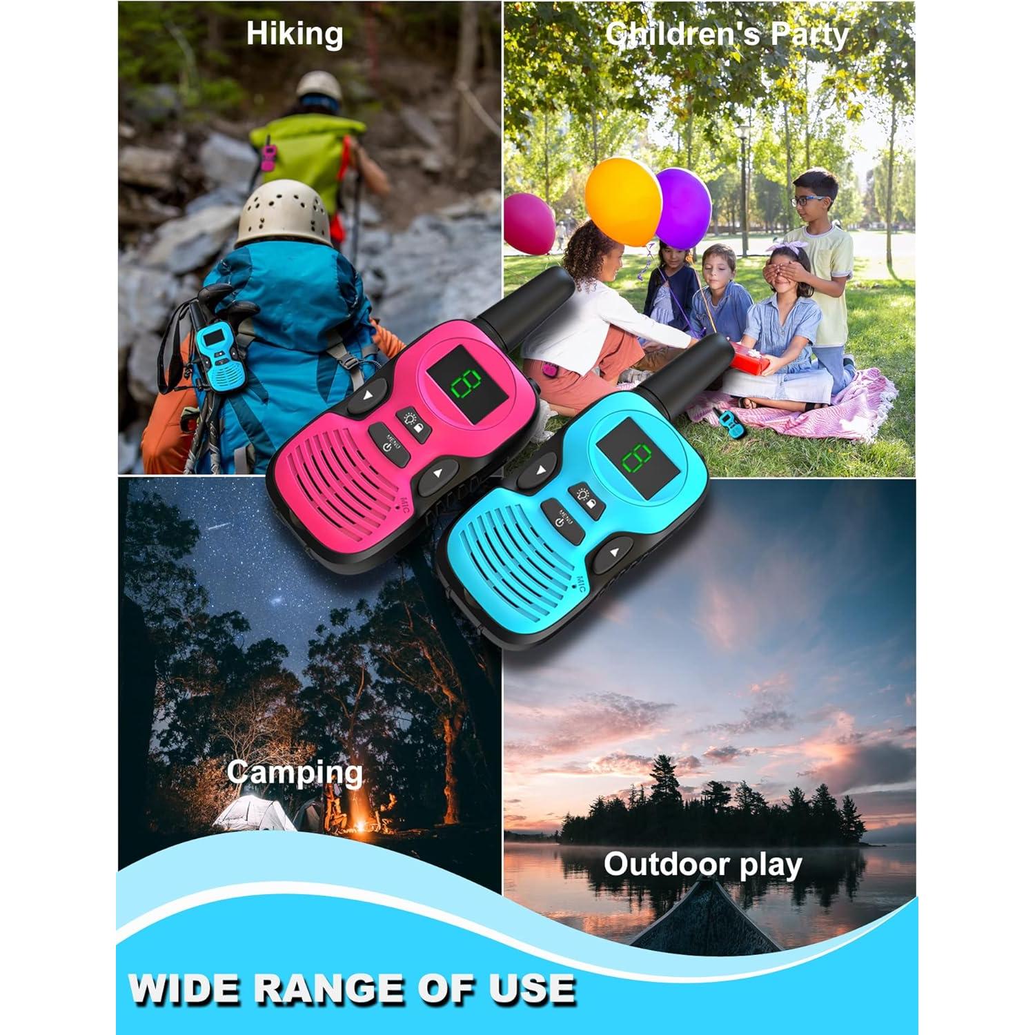 Walkie Talkies para Niños Freetalker RD-866 Recargables