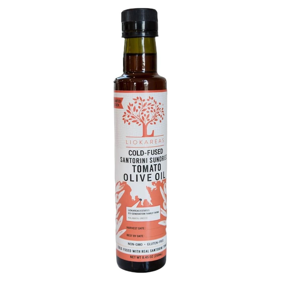 Aceite de Oliva Extra Virgen Liokareas con Tomate Seco 240g