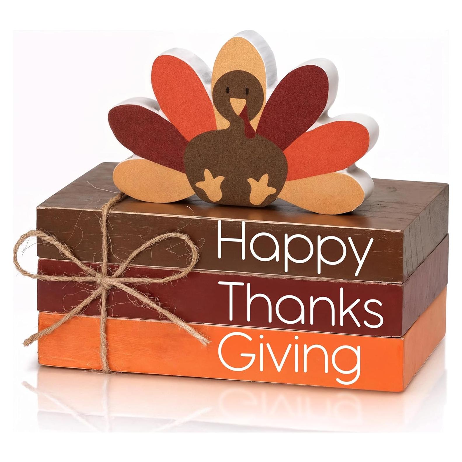 Centro de Mesa de Madera KatchOn con Pavo - Decoración de Acción de Gracias