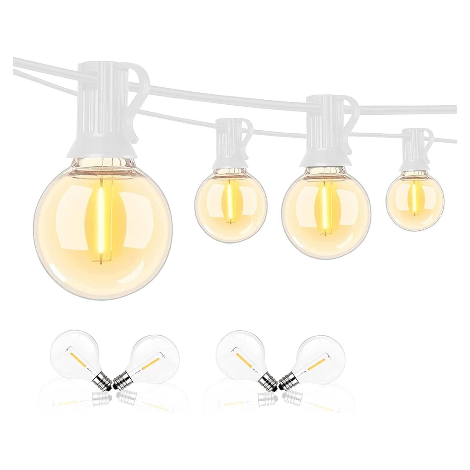 Cadena de Luces LED Exterior Abeja G40 15.24M 50 Bombillas