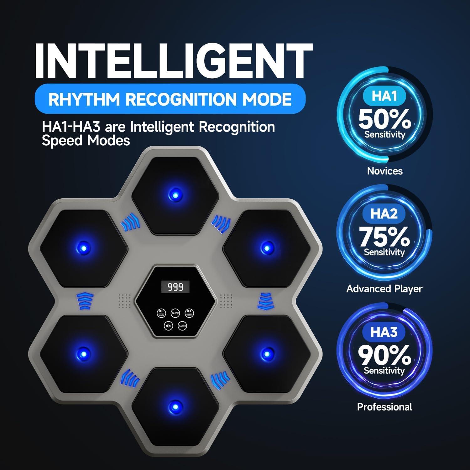 Máquina de Boxeo Musical Tomzio BM01 con Guantes y Bluetooth