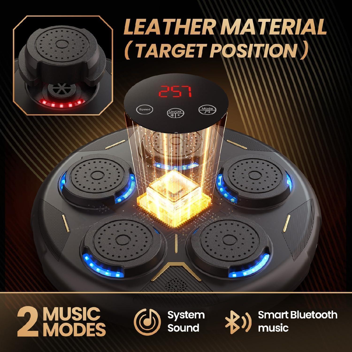 Máquina de Boxeo Musical Bewolk HJ-003, 9 Modos, Bluetooth