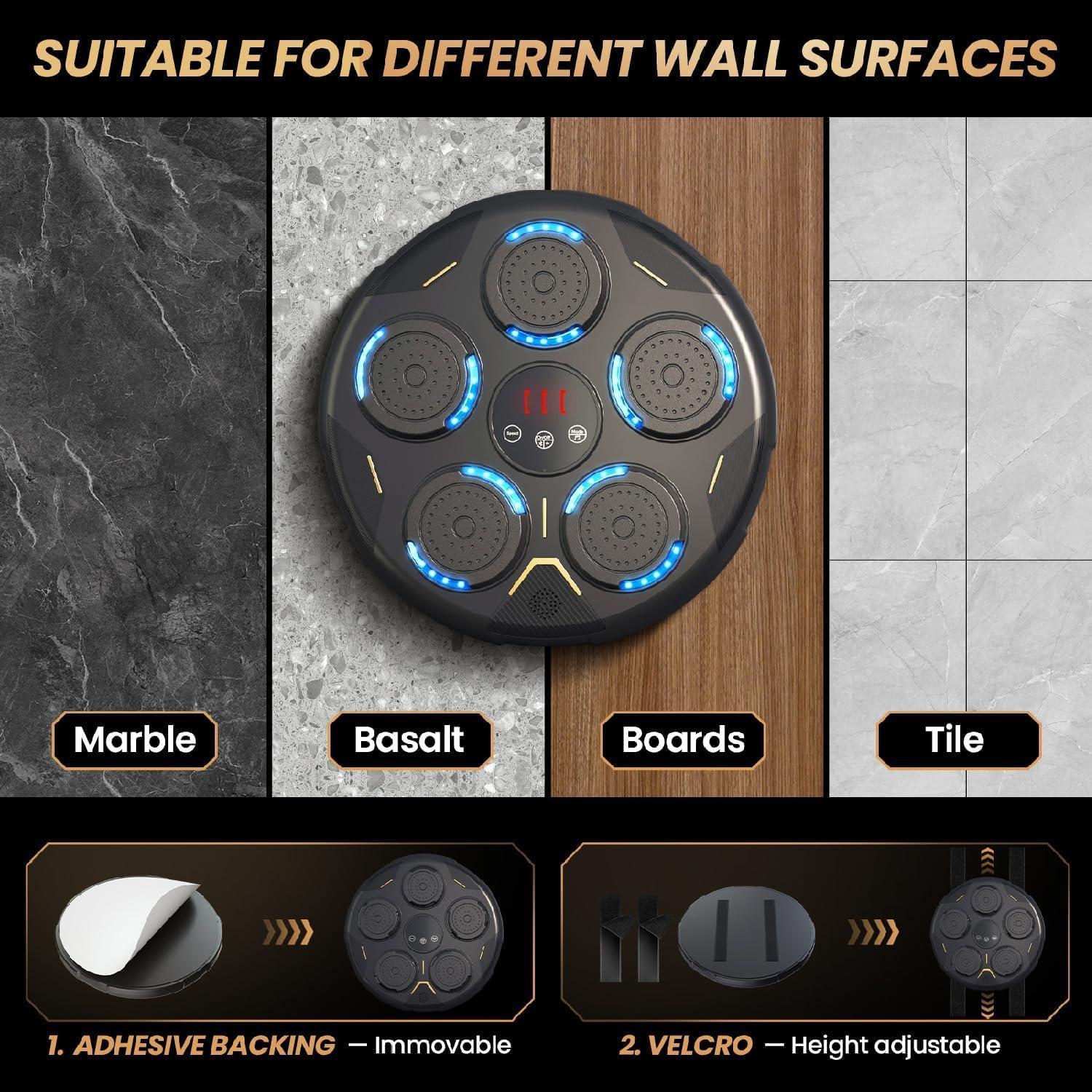 Máquina de Boxeo Musical Bewolk HJ-003, 9 Modos, Bluetooth