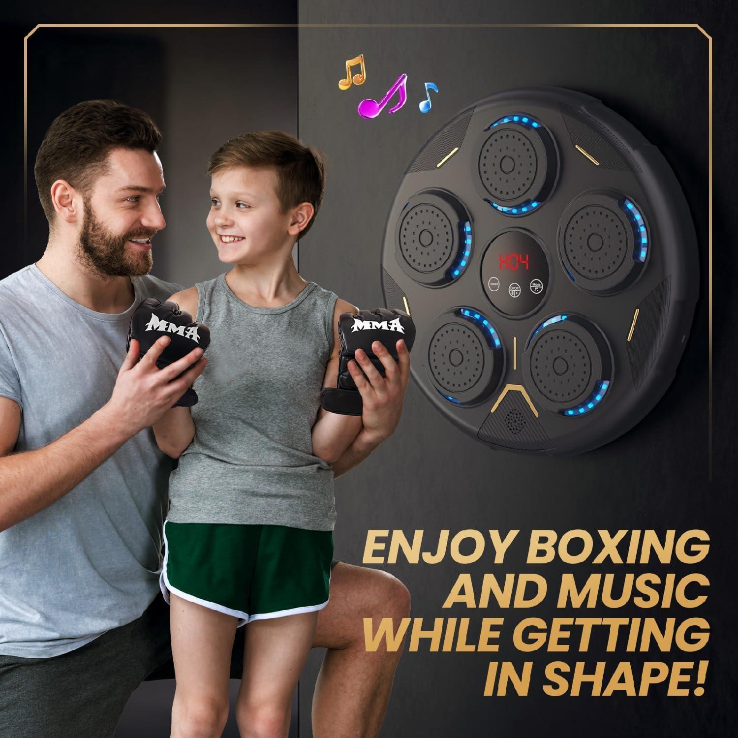Máquina de Boxeo Musical Bewolk HJ-003, 9 Modos, Bluetooth