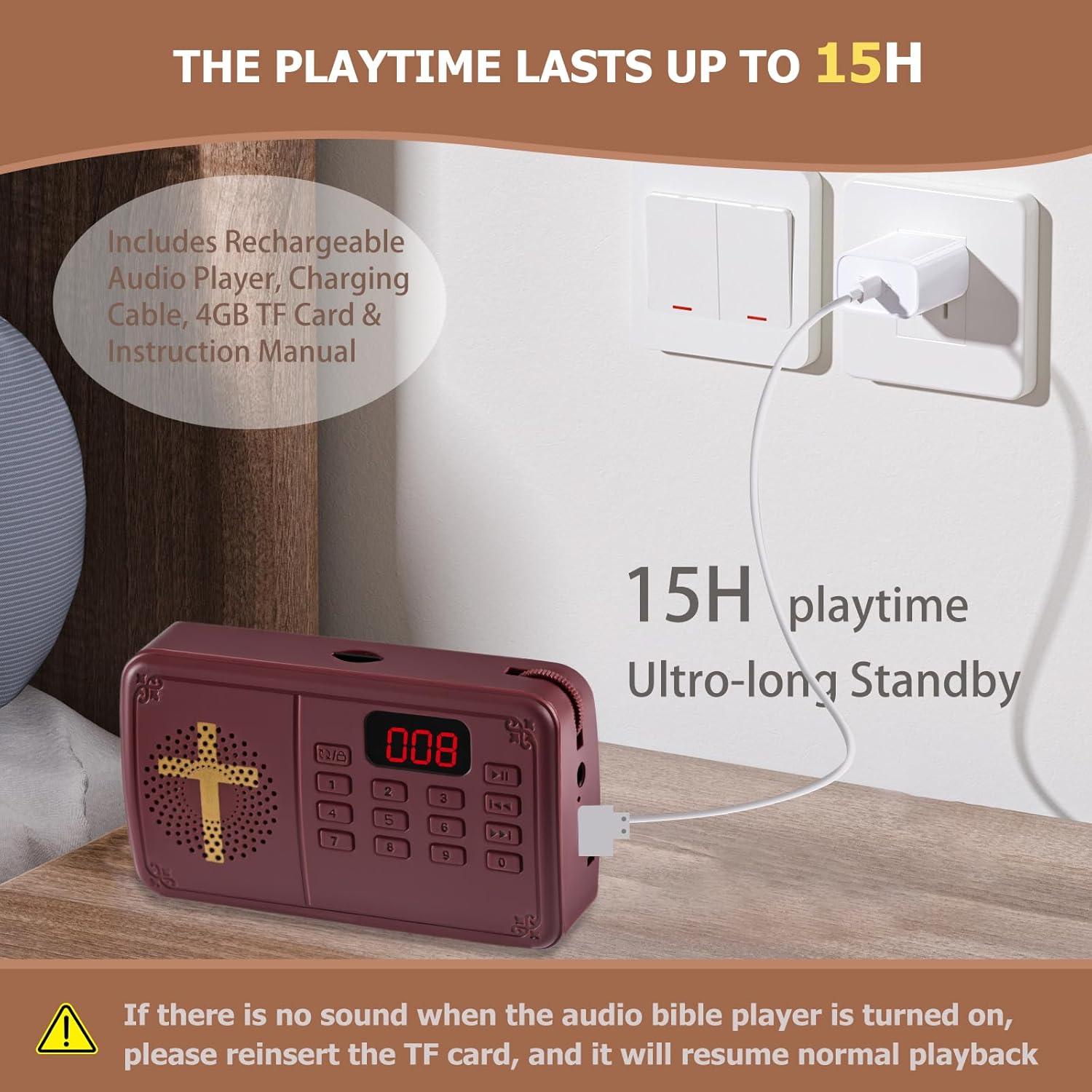 Reproductor de Audio Biblia KJV KsyDynabil - Meditación y Yoga