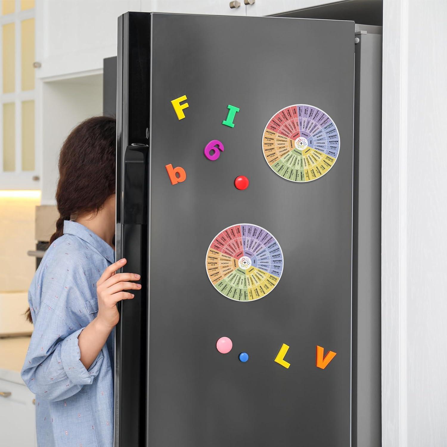 3 Imanes Rueda de Emociones Biblia Windkream 12.19 cm Color Brillante