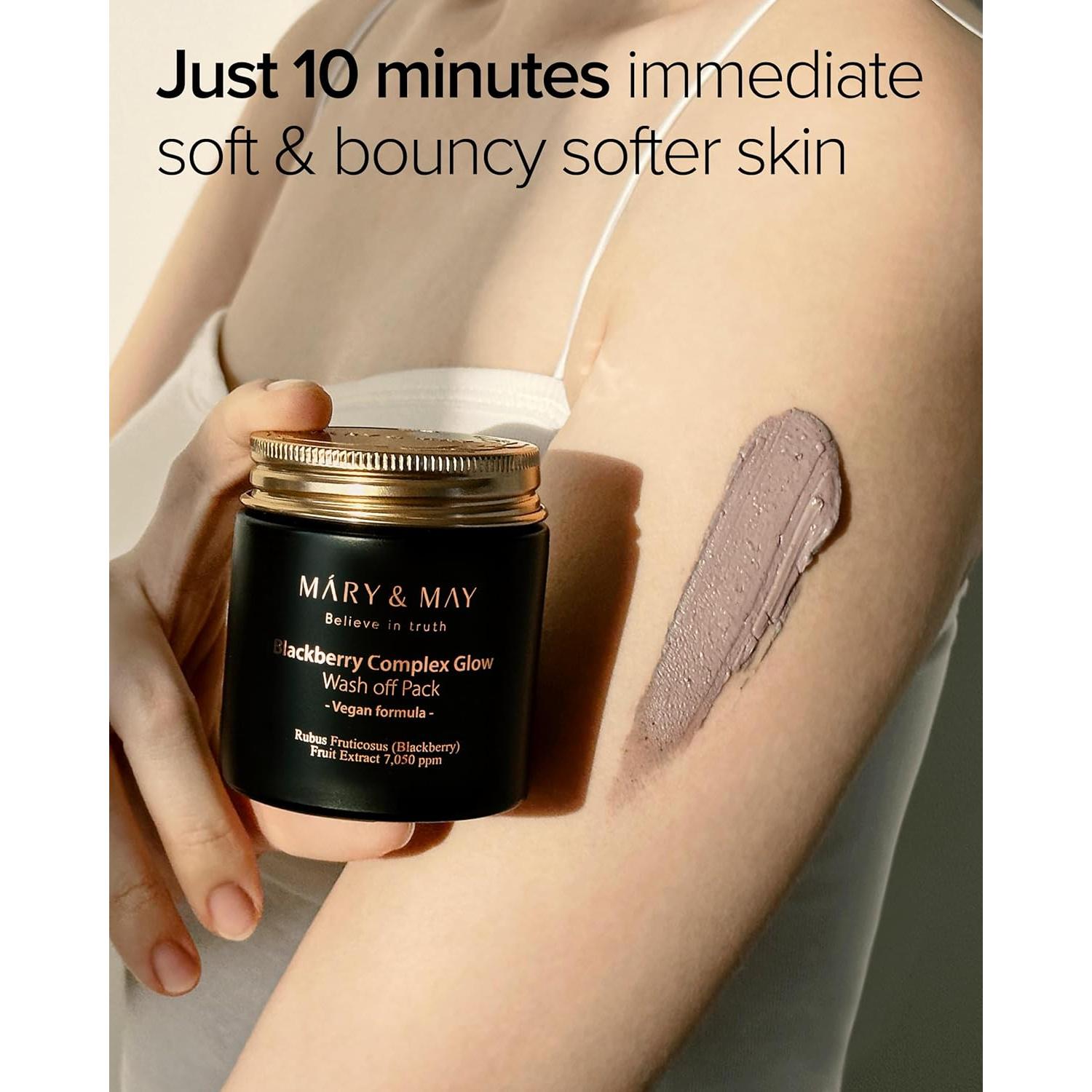 Mascarilla Lavable Vegana Mary&May - Arcilla Antienvejecimiento