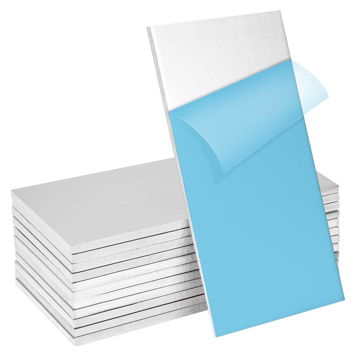 Placas de Aluminio 6061 T6 - Paquete de 12 - 50x100x3mm