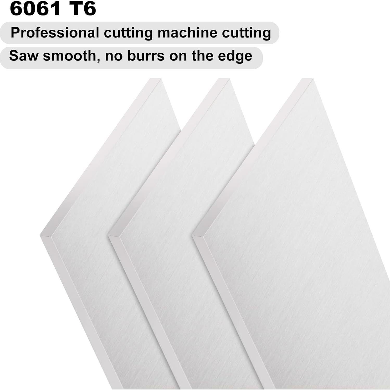 Placas de Aluminio 6061 T6 - Paquete de 12 - 50x100x3mm