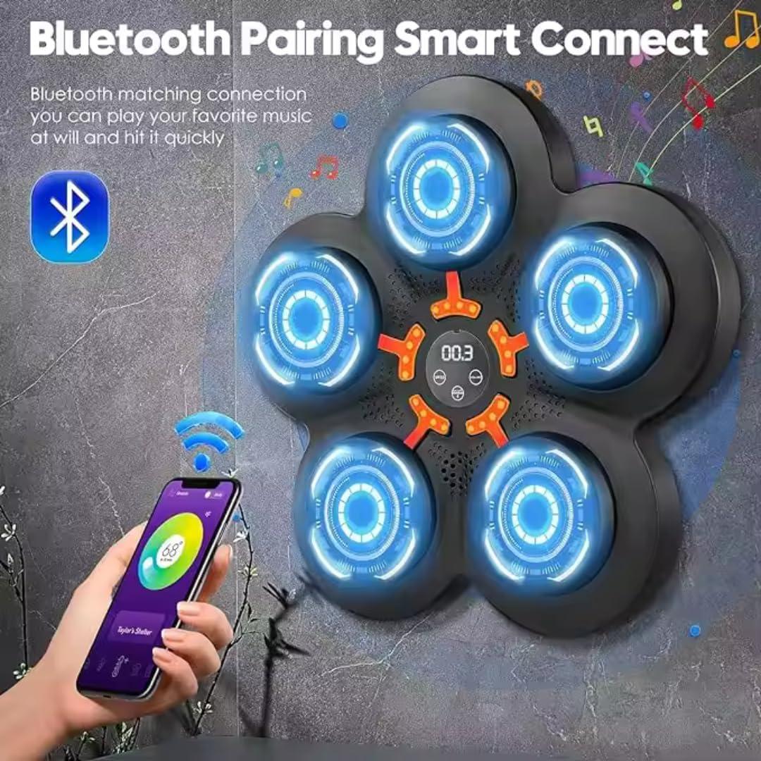 Máquina de Boxeo Musical RedRoko con Bluetooth y Guantes