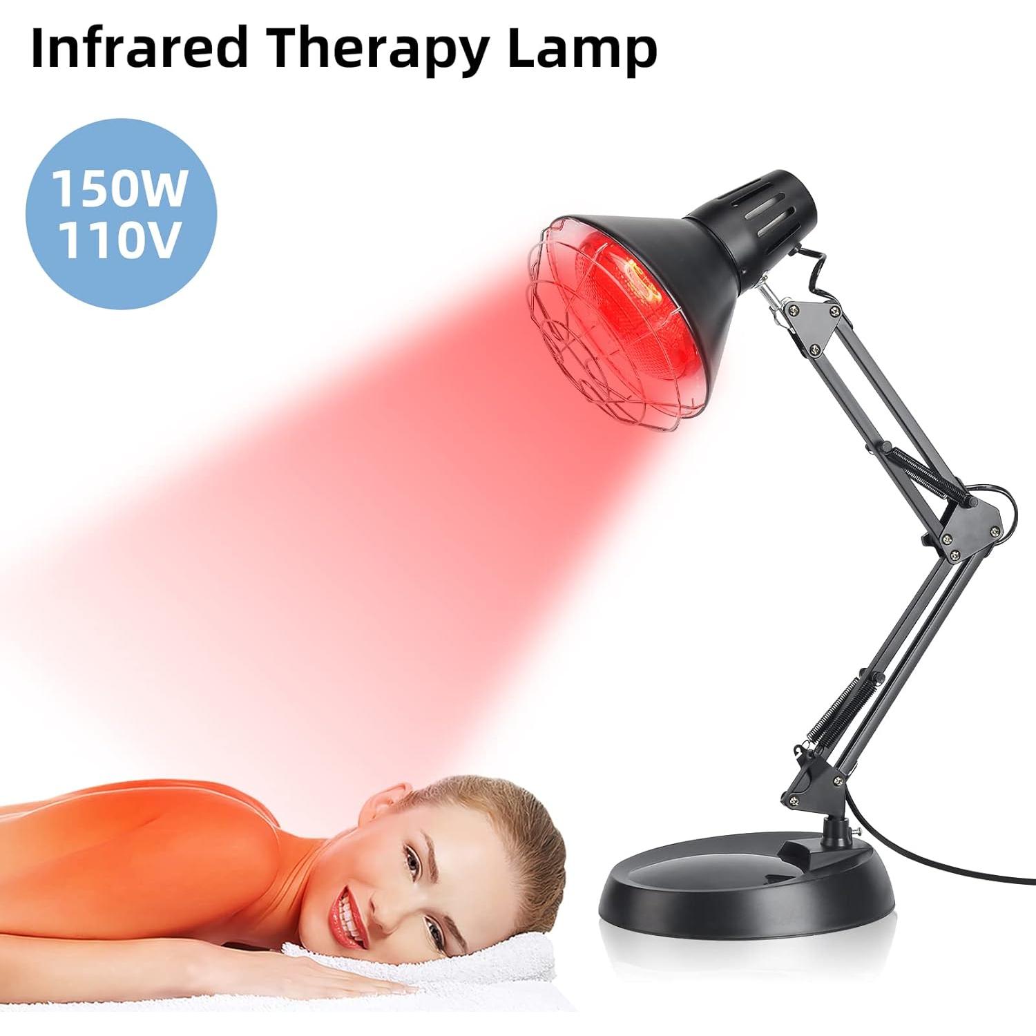 Lámpara de Calor Infrarrojo Okyna 150W Ajustable para Alivio