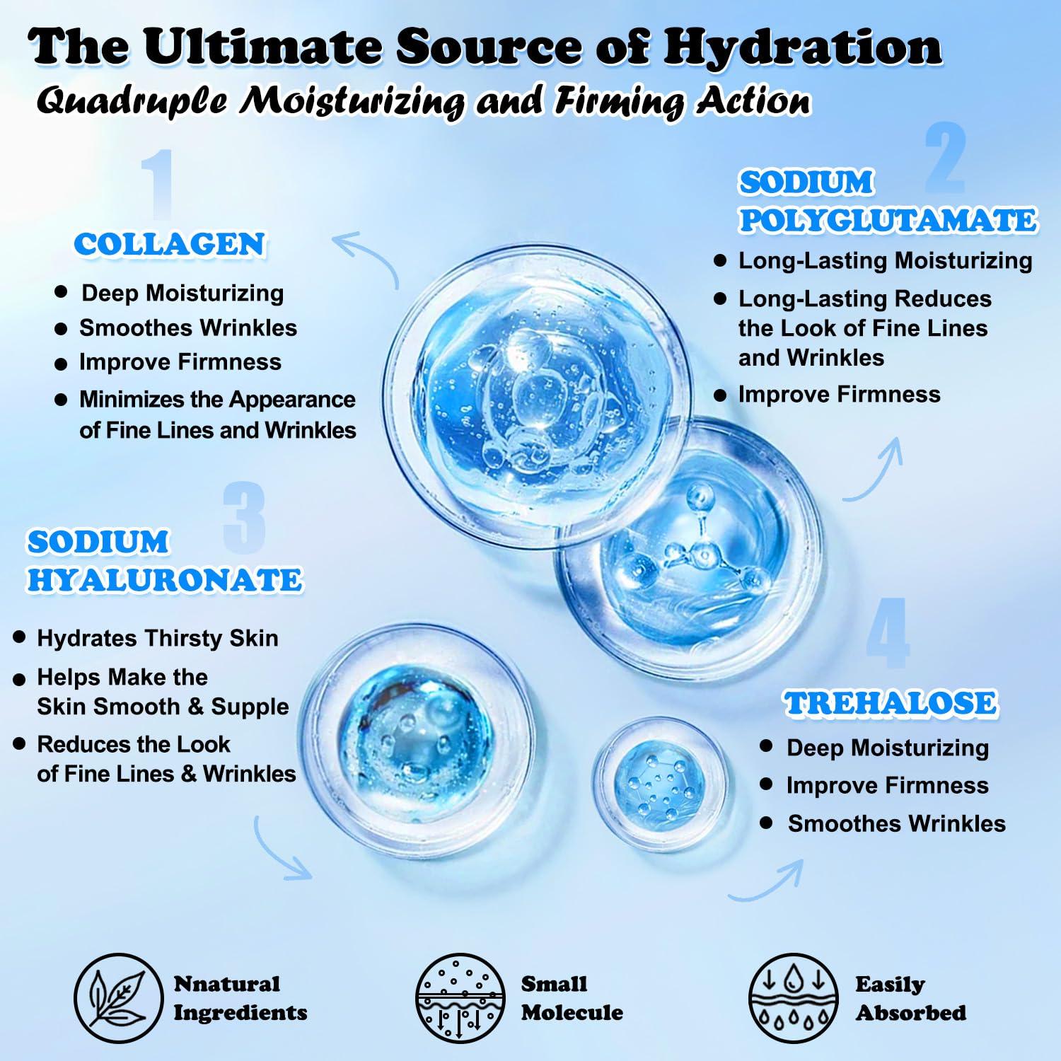 Mascarilla Facial Colágeno MISSEDSEN 25 Pcs Hidratante