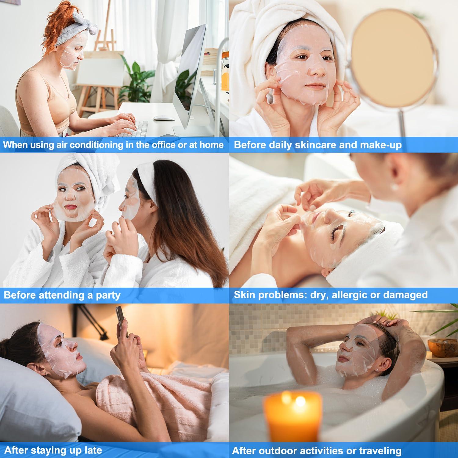 Mascarilla Facial Colágeno MISSEDSEN 25 Pcs Hidratante