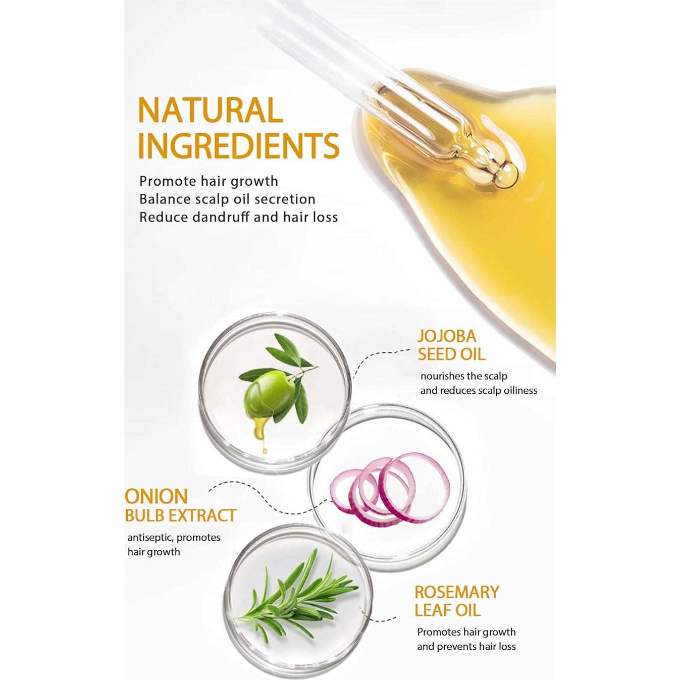 Spray Crecimiento Cabello Lanthome 29.57 ml Unisex Romero Cebolla