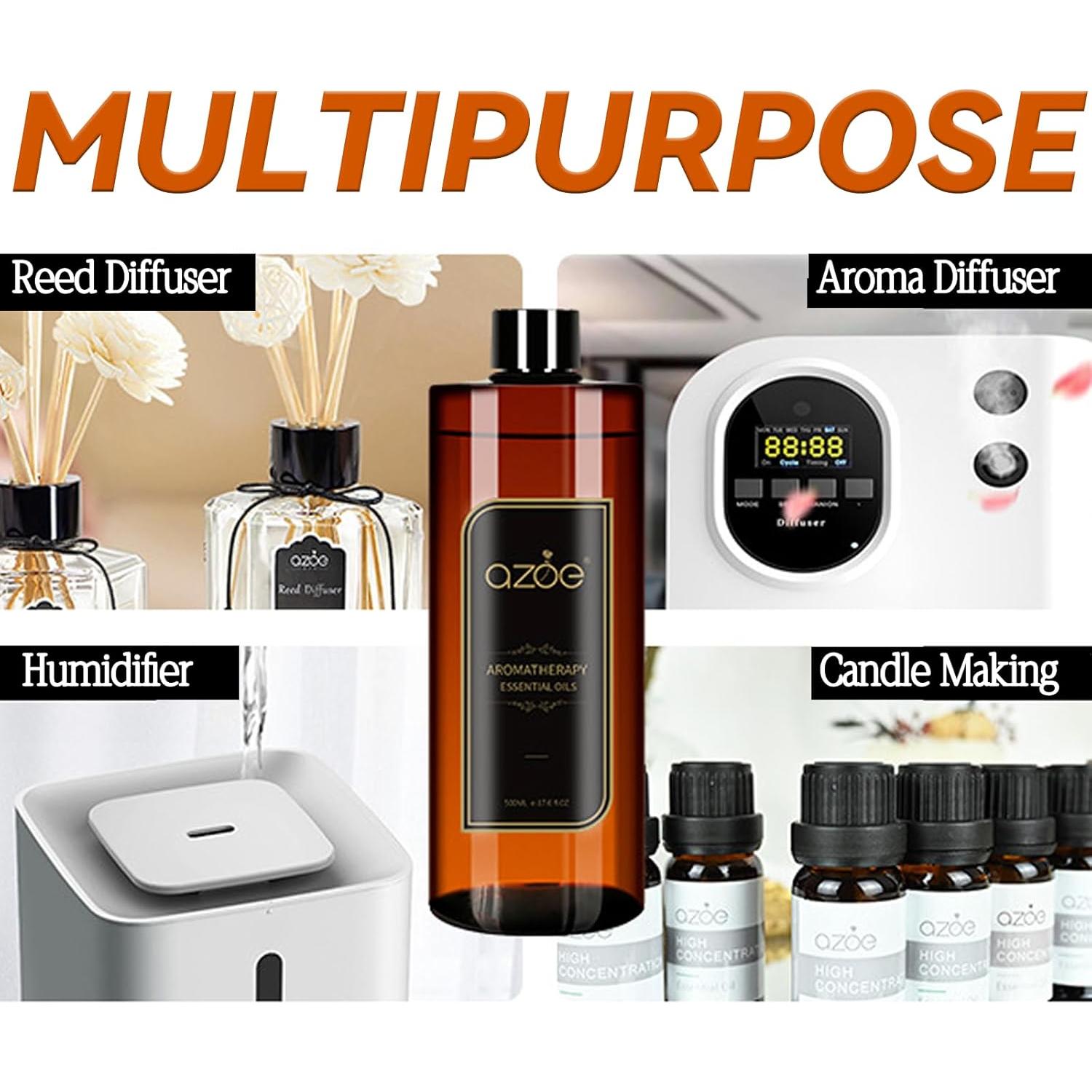 Aceite Esencial Elitzia 520 ml para Difusor Aromaterapia