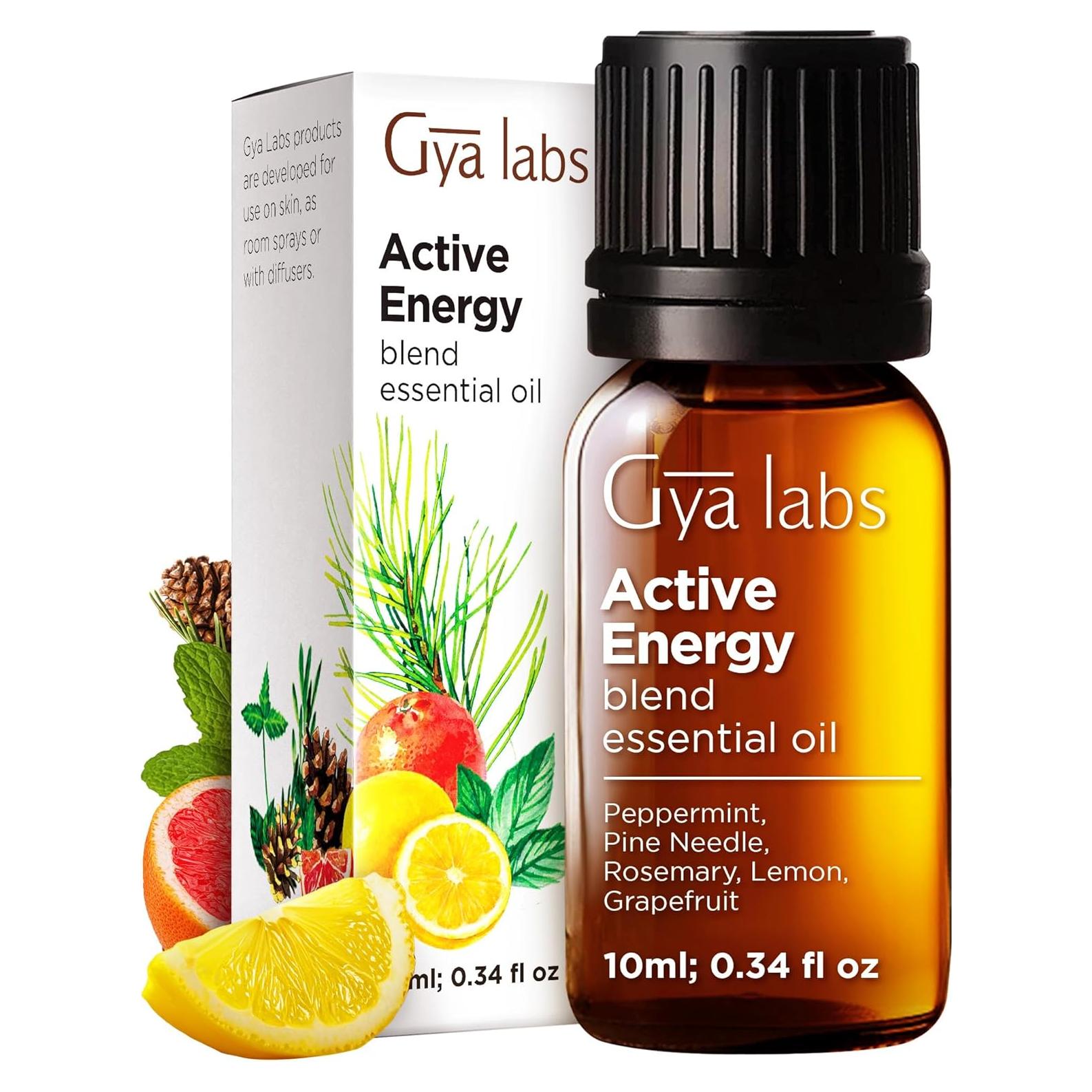 Aceite Esencial Energía Activa Gya Labs 10 ml para Difusor
