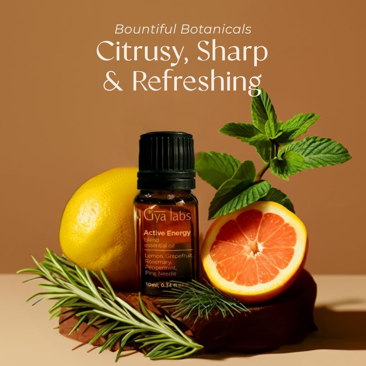 Aceite Esencial Energía Activa Gya Labs 10 ml para Difusor