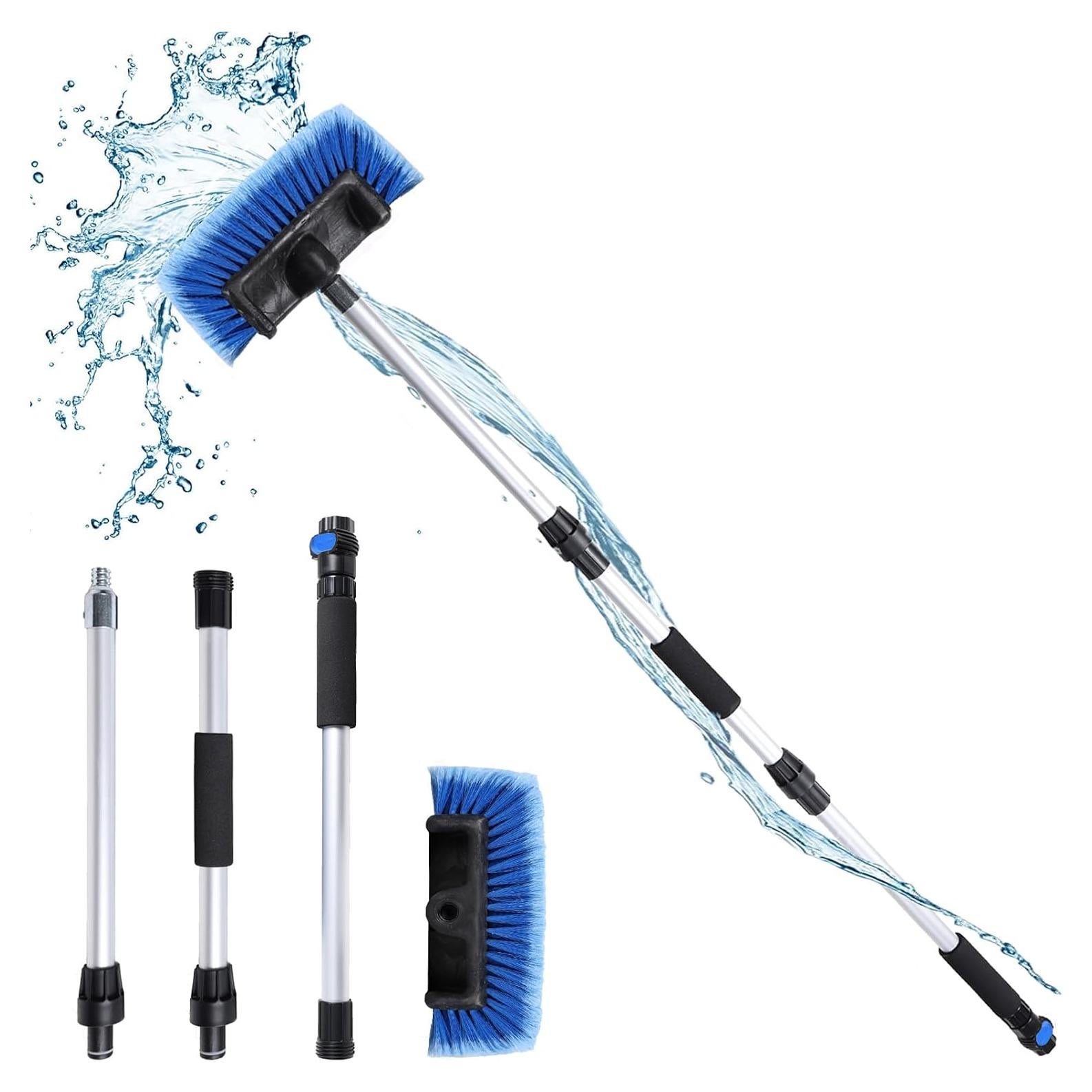 Cepillo de Lavado de Autos NAVAPAL 54" Mango Extensible Azul