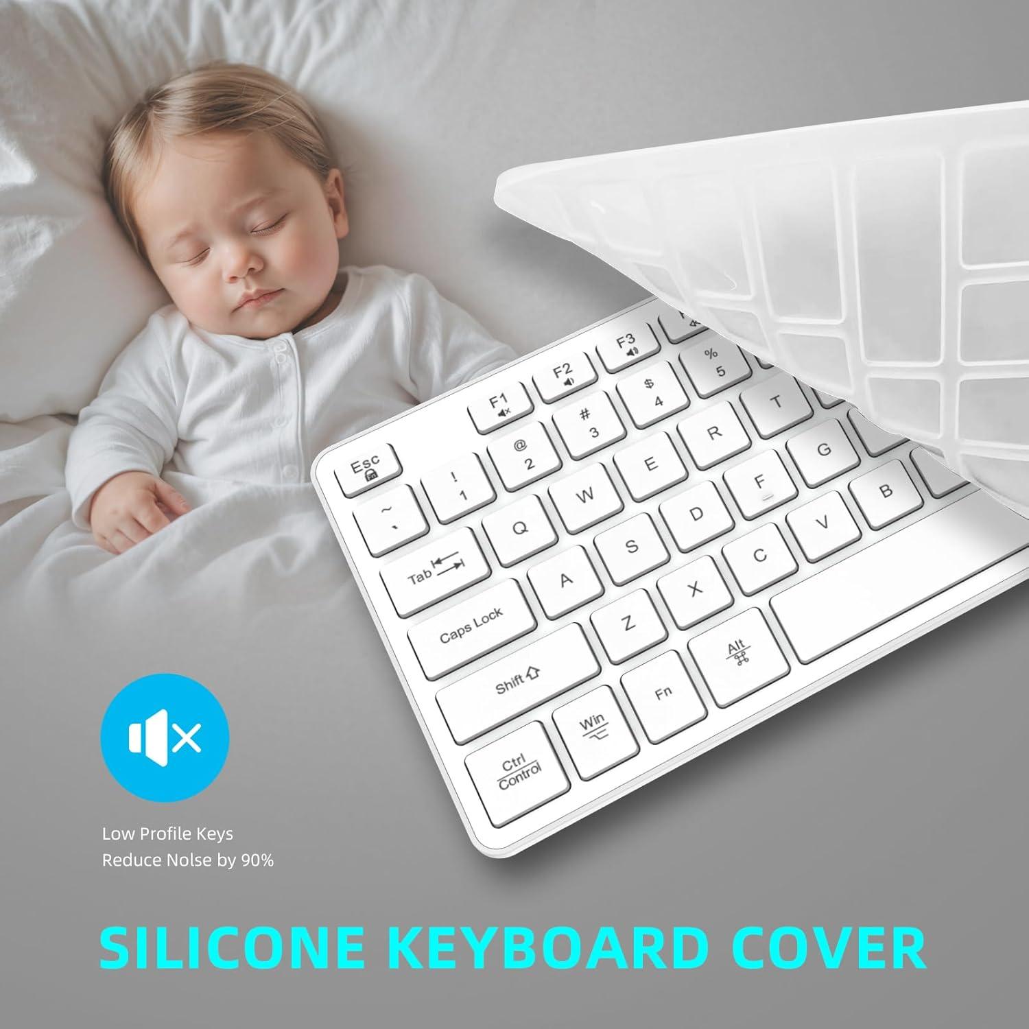 Teclado Inalámbrico BFRIENDit RF1430 - Teclas Silenciosas