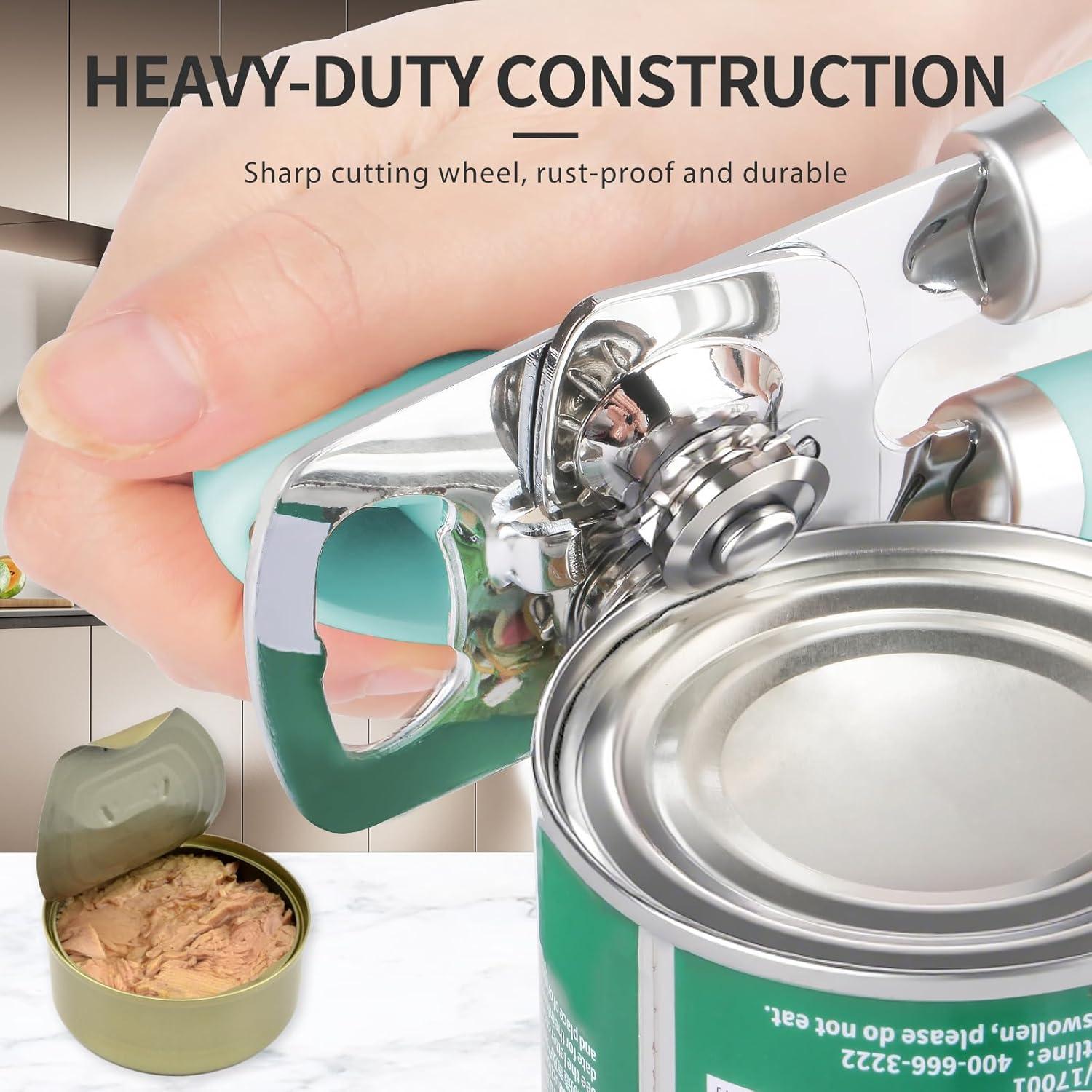 Abrelatas Manual Safring Acero Inoxidable Ergonomico 266g