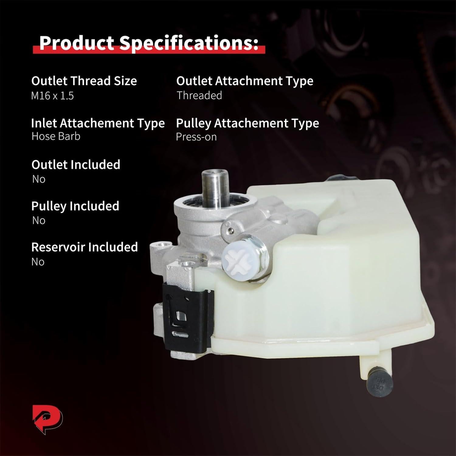 Bomba de dirección asistida PHOBOOS para Jeep Liberty 2002-2006