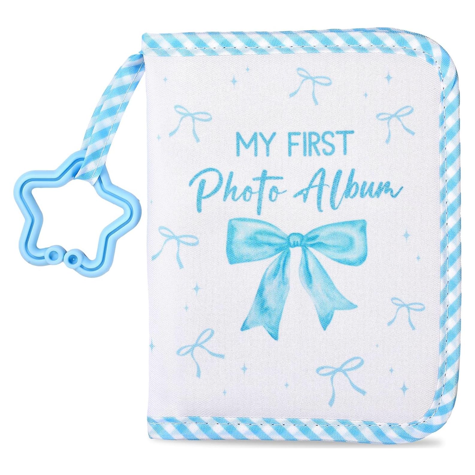 Álbum de Fotos ZOIIWA para Bebés Lazo Azul 18x14cm